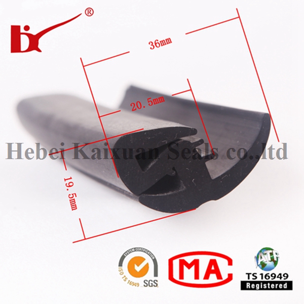 Door Window Rubber Edge Trim Seal Strip