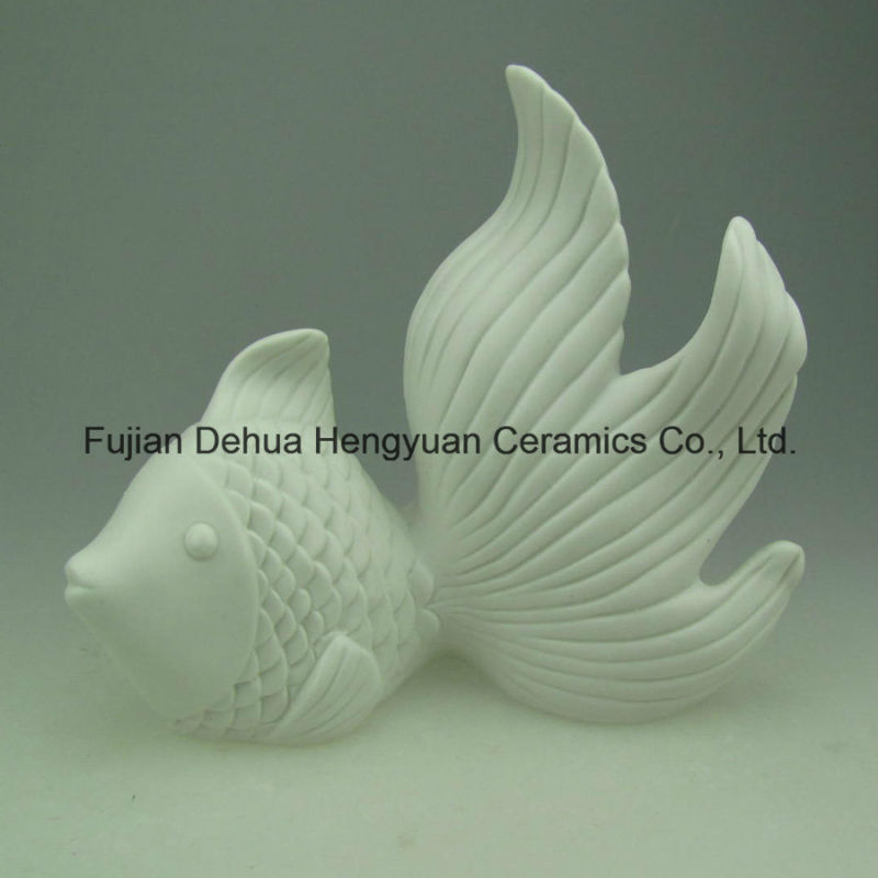 Custom Design Ceramic Fish for Home Decoration