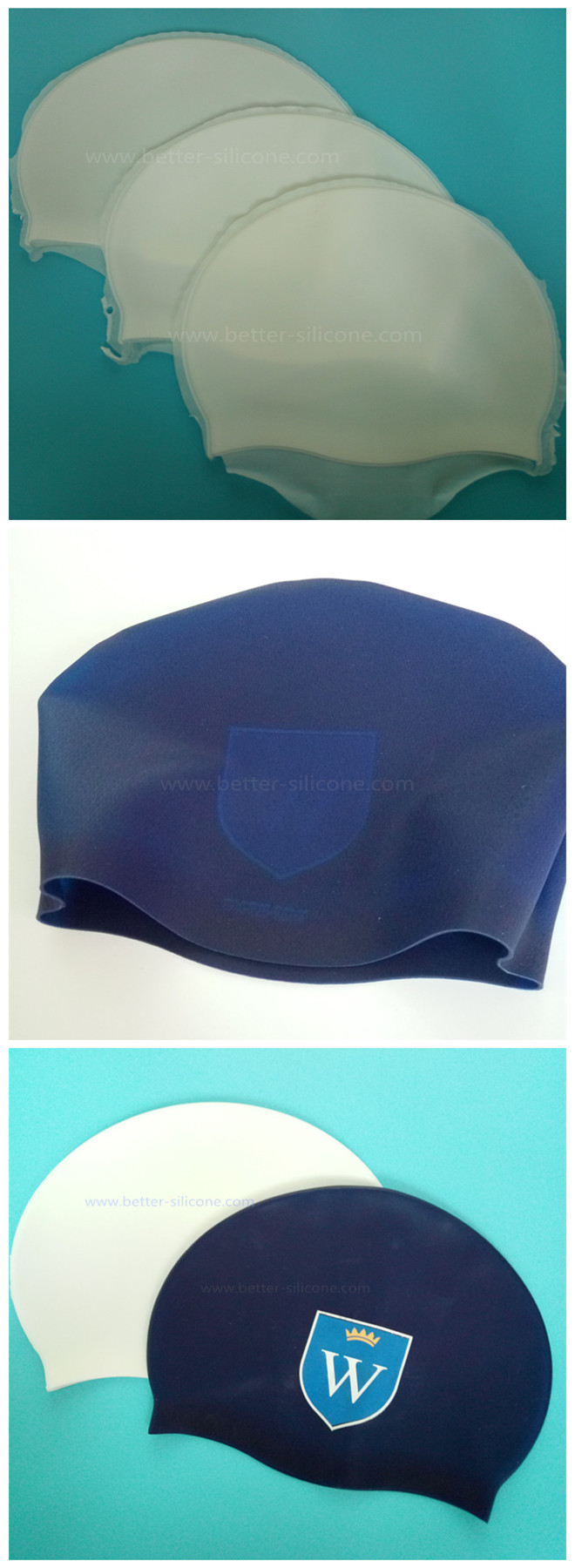 Durable Customized Silicone Swimming Cap