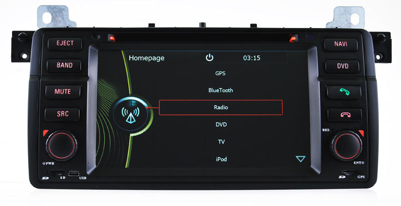 Car GPS Navigation for BMW 3 Series (E46) DVD MP4 Player