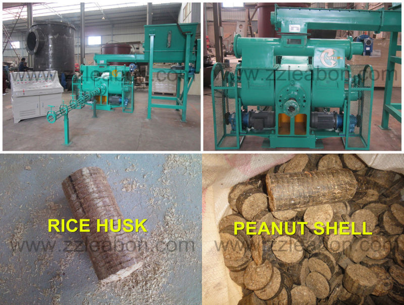 Piston Type Biomass Solid Fuel Wood Briquettes Machine