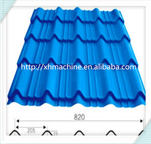 820 Hot Sale Iron Sheet Glazed Roof Making Machine for Building Material