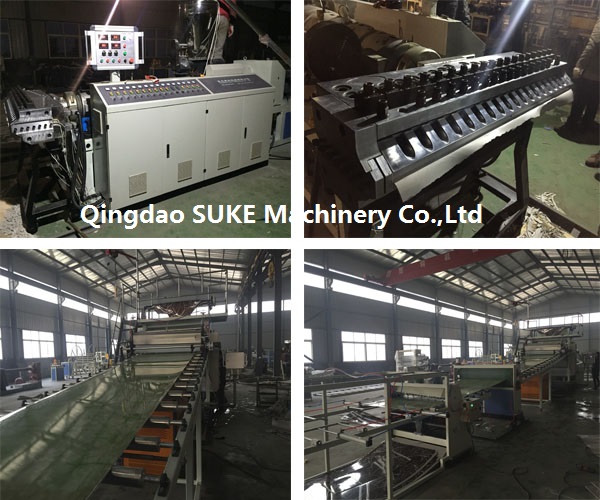 PVC Marble Board Extrusion Making Machine with Ce (SJ80/156)