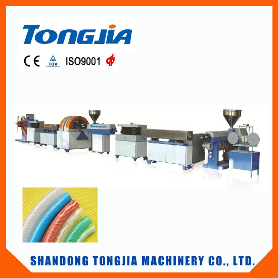 PVC Spiral Steel Wire Reinforced Transparent Hose Production Line-Plastic Machine