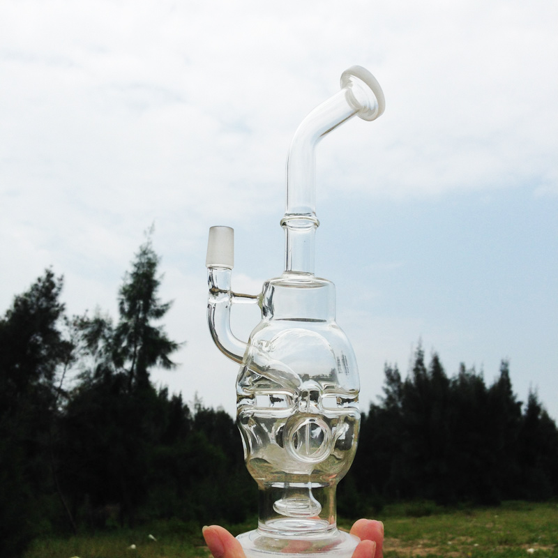 War Ghost Mask Design Glass pipe Water Pipes Tool (ES-GB-256)