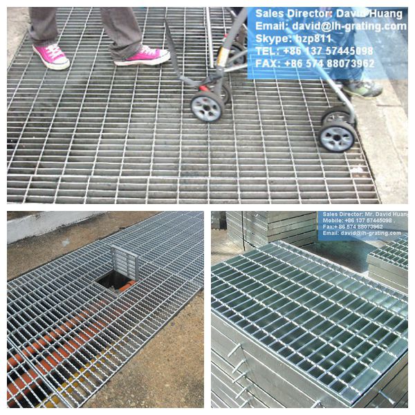 Hot DIP Galvanized Steel Grating for Steel Floor and Trench Grating Cover