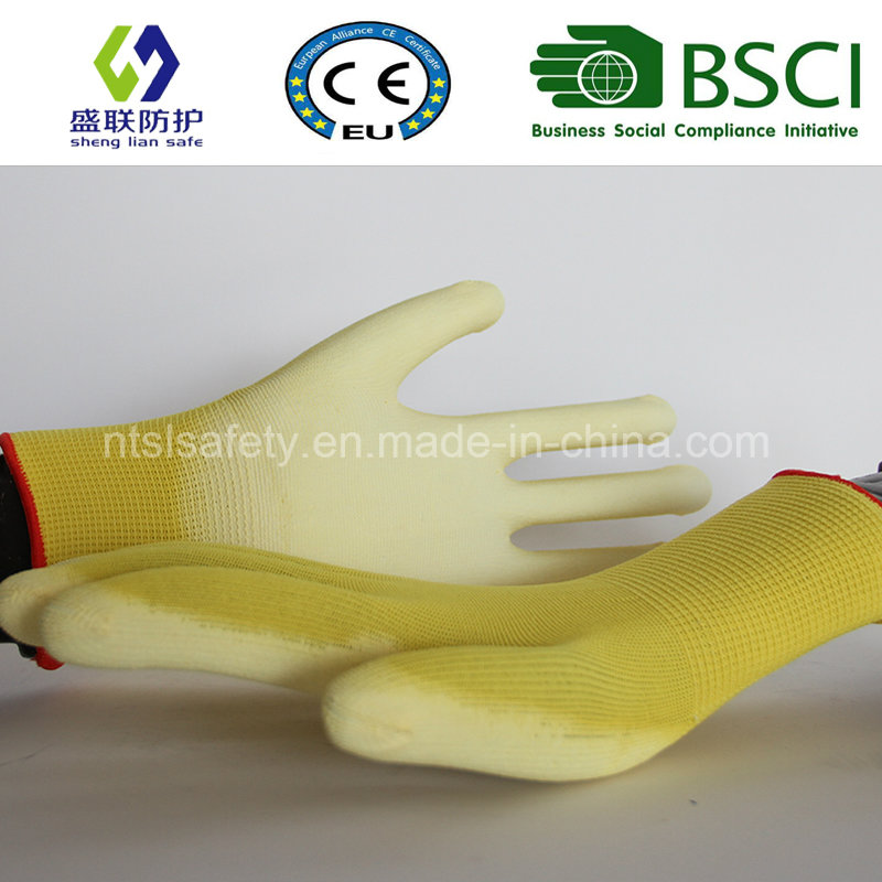 13G Nylon PU Top Fit Work Glove (SL-PU201Y)