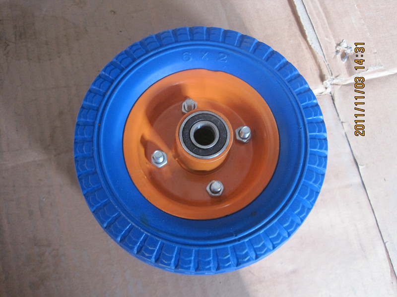 European Model PU Flat Free Wheel