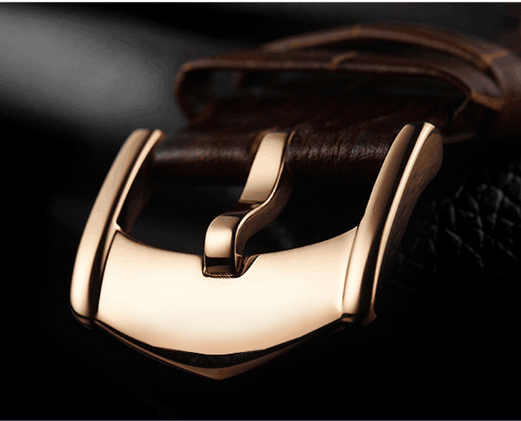 2016 Fashion Stainless Steel Slim Stone Quartz Watch with Water Resist 5 Bar