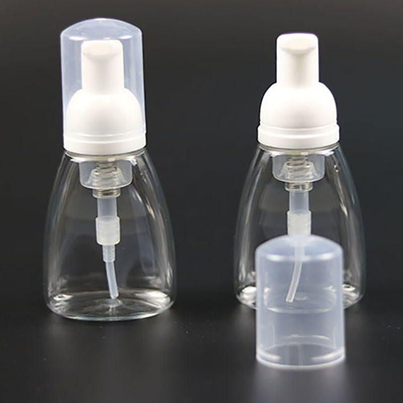 Empty 50ml 80ml Pet Clear Plastic Foam Pump Bottle (FB07)