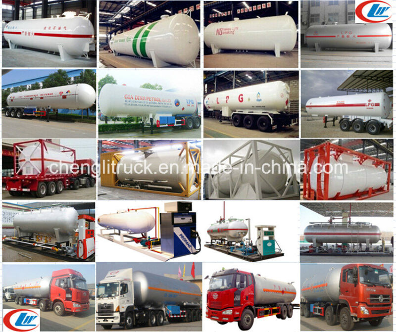 ASME 56000L LPG Transport Trailer 25tons LPG Tank Trailer for Nigeria