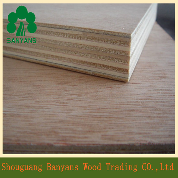 Different Thickness High Quality Wood Grain Venner Plywood with Best Selling