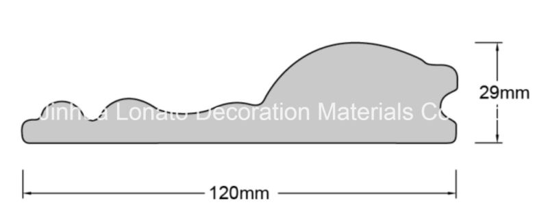 Marble Color PS Interior Decoration Cornice Moulding