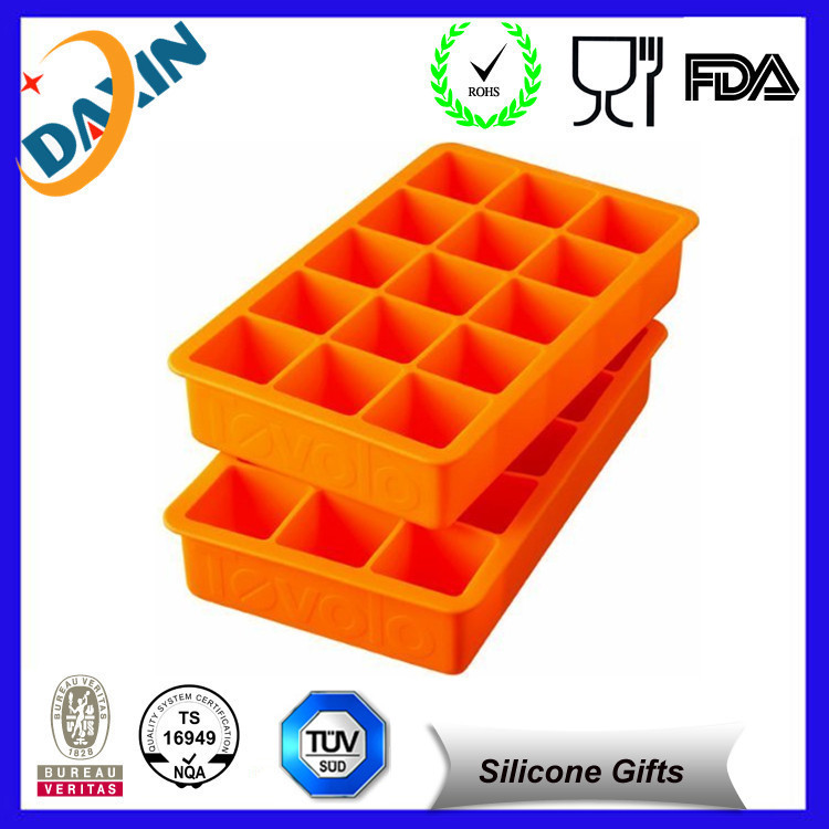 Customized Silicone Ice Cube Tray Perfect Cube Ice Tray