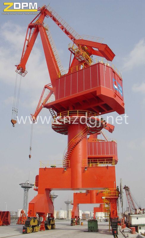 Ce/ISO Standard Steel Structure Dock Harbour Portal Crane Manufacturer