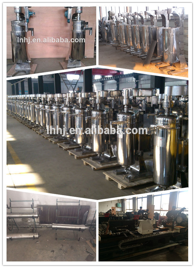 Virgin Coconut Oil Processing Machine High Speed Tubular Centrifuge