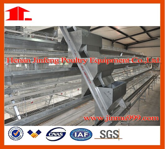 4 Tiers Hot Galvanized Automatic Layer Poultry Battery Cages