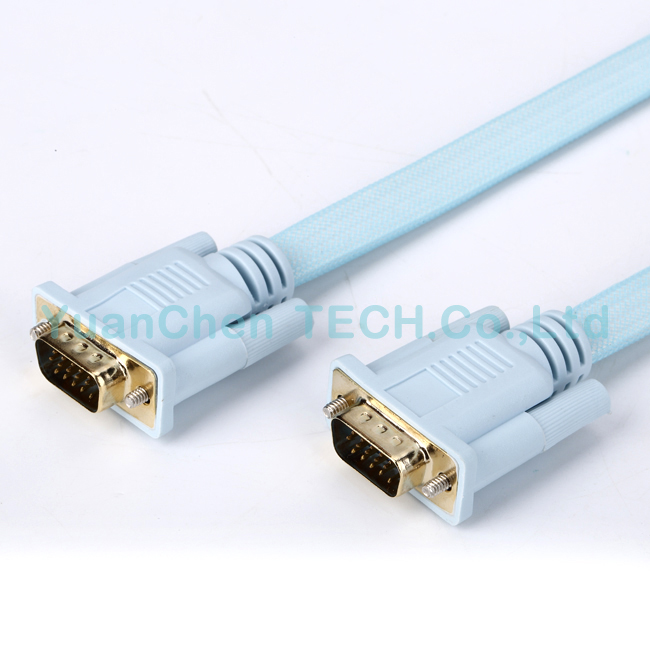 New HD 15pins Male to Male VGA Cable for Computer