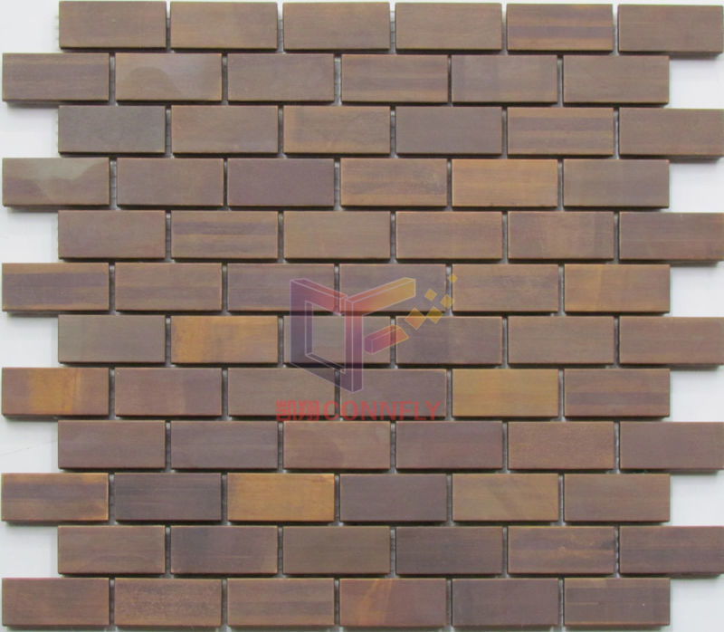 Strip Design Copper Mosaic (CFM1019)