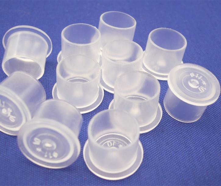 Plastic Tattoo Ink Cups with Base