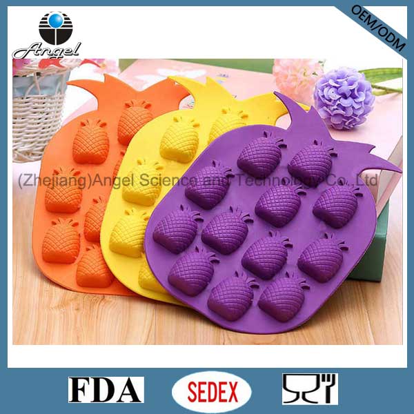 Hot Sale Silicone Fruit Ice Mold Cube Tray Chocolate Tool Si06