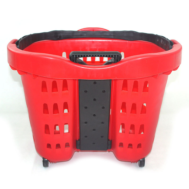 Single Handle Plastic Shopping Basket (ZC-13)