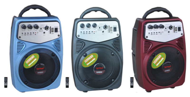 Portable Speaker with SD Card Slot and HiFi Bass Vibration Speaker for Outside Using Q2