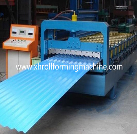 High Speed Roof Tile Corrugated Tile Roll Forming Machine