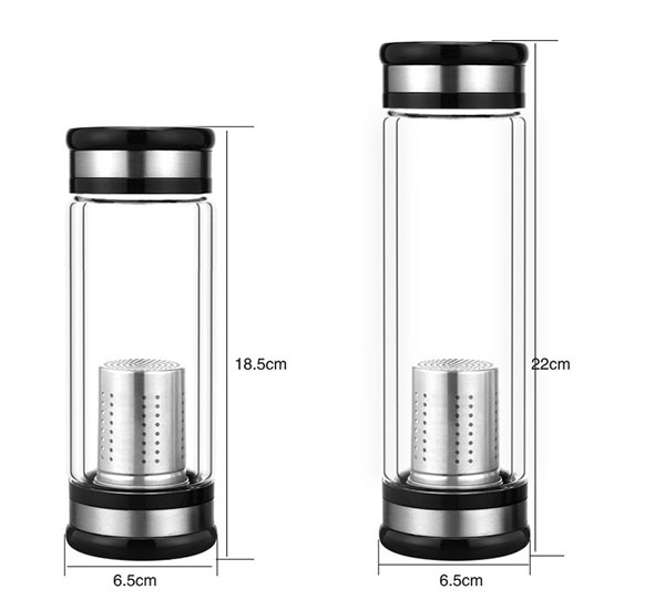 Portable Double Wall Glass by Customized for Wholesaler