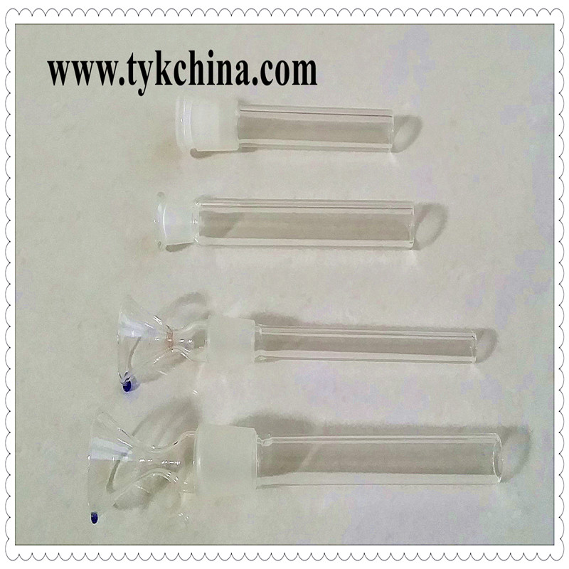 Tyk Glass Connection with Standard Ground Joint, Quartz Joints, Silica Socket Joint