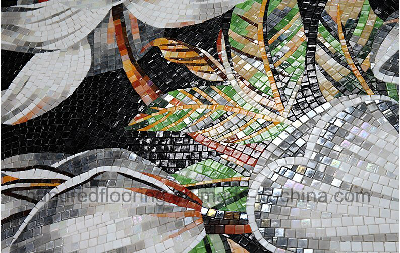 Mosaic Mural, Art Mosaic Picture Pattern Wall Tile (HMP846)