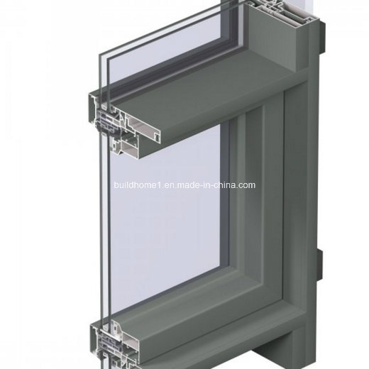 Modern Unusual Thermal Insulated Section Double Glass Wall