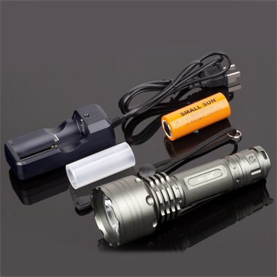 18650 Batt or 26650 Batt 1 Cell or 2 Cells T03 Flashlight