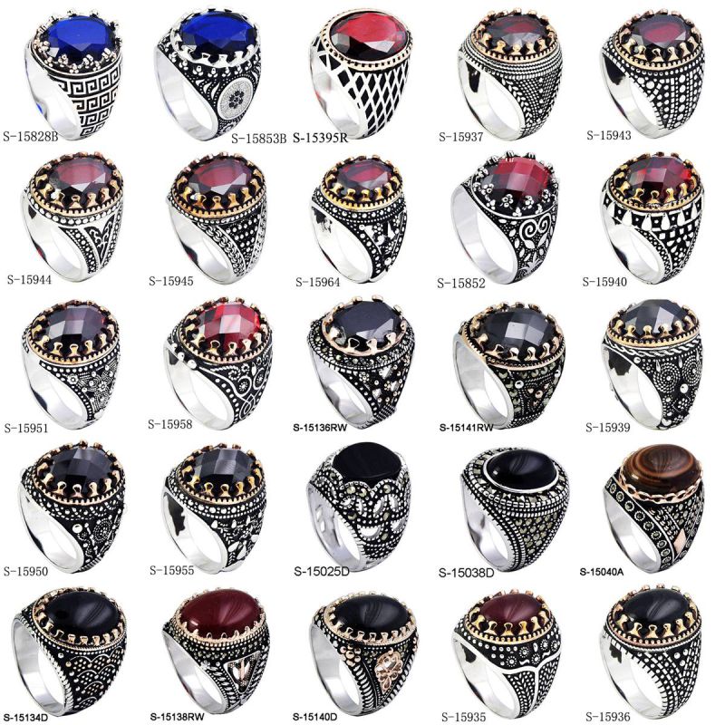 Costume Jewelry Ring Silver 925 for Man