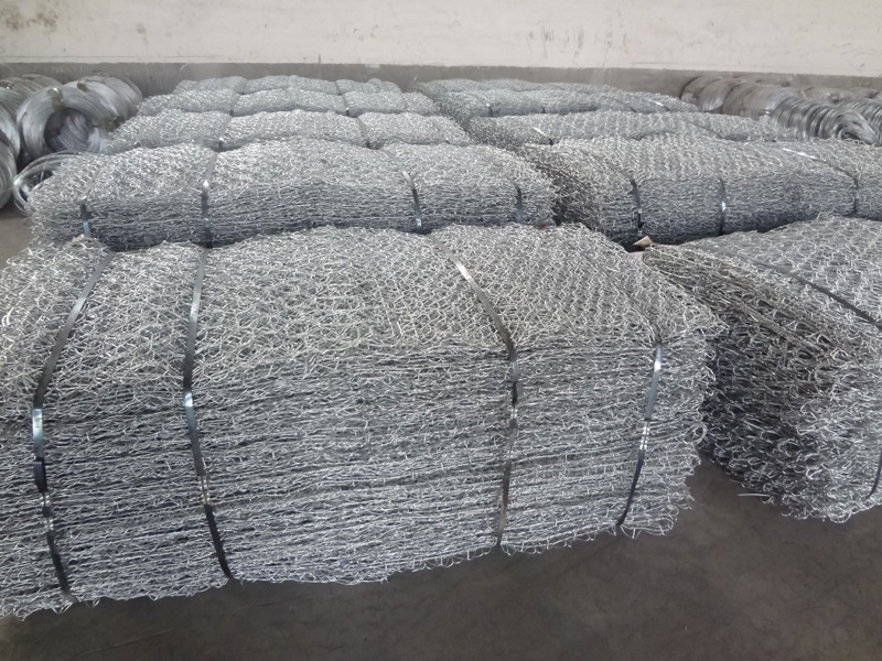 2mx1mx1m Hexagonal Galvanized Gabion Baskets (XM-014)