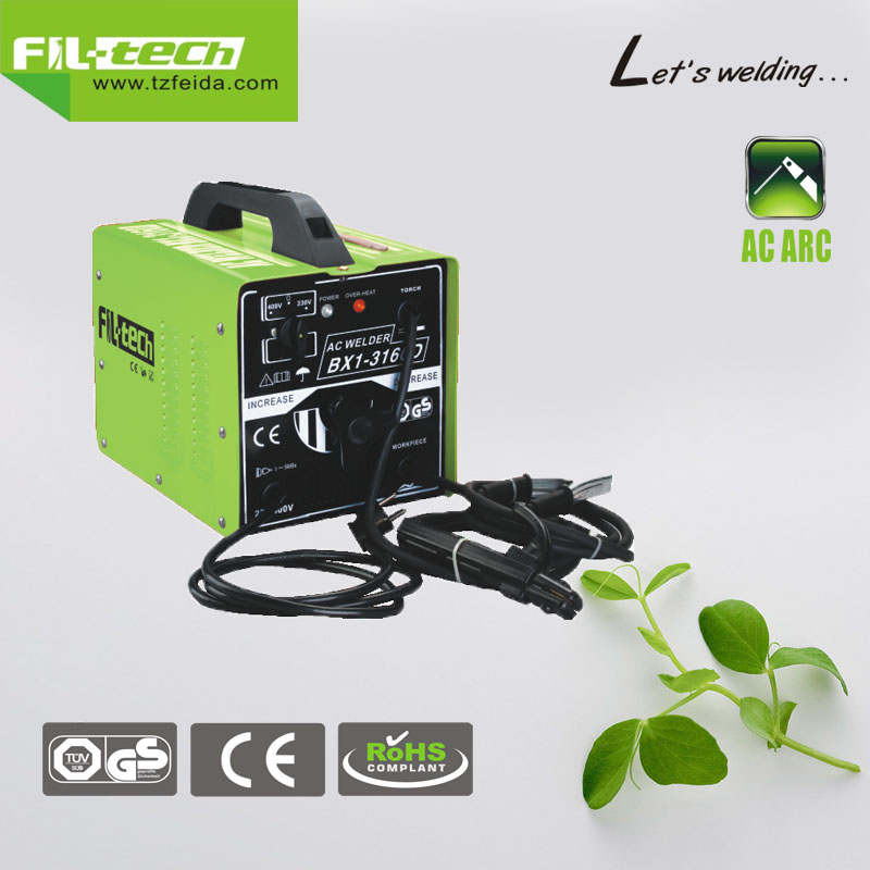 Portable Bx1 AC Arc Welding Machine with Ce (BX1-3130D/3160D/3180D/3200D/3250D)