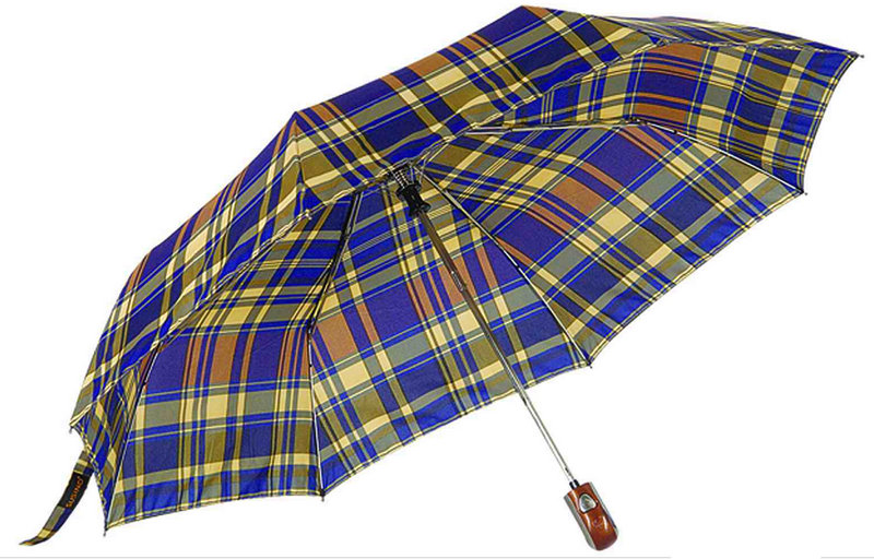 Check Fabric 3 Fold Automatic Umbrella (YS-3FA22083009R)