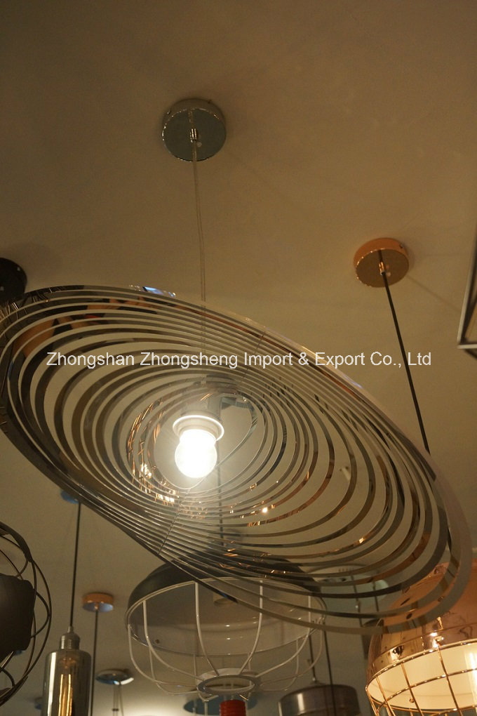 Special Design E27 Stainless Steel Pendant Lamp Decoration (MD6103-CH)