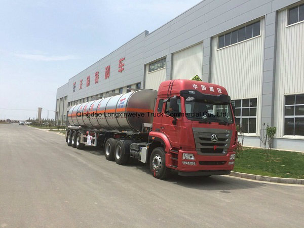 3 Axles 40m3 Aluminum Truck Semi Tanker Trailer for Sale