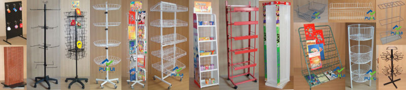 3 Tier Ajustable Wire Basket Shelf (PHY347)