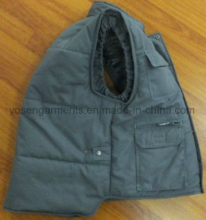 Winter Padded Padding Tc Polyester/Cotton Body Warmer Workwear Work Sleeveless Vest (BW15)