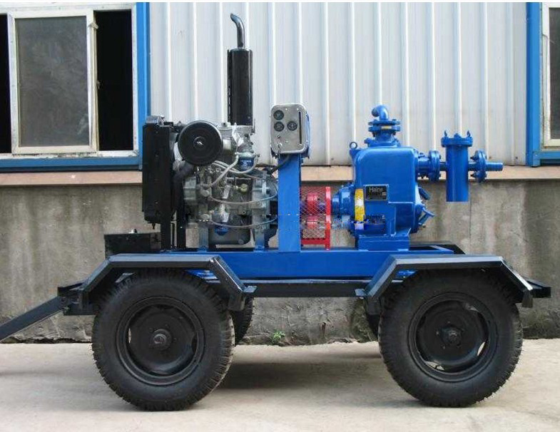 Trash Centrifugal Diesel Water Pump Trailer