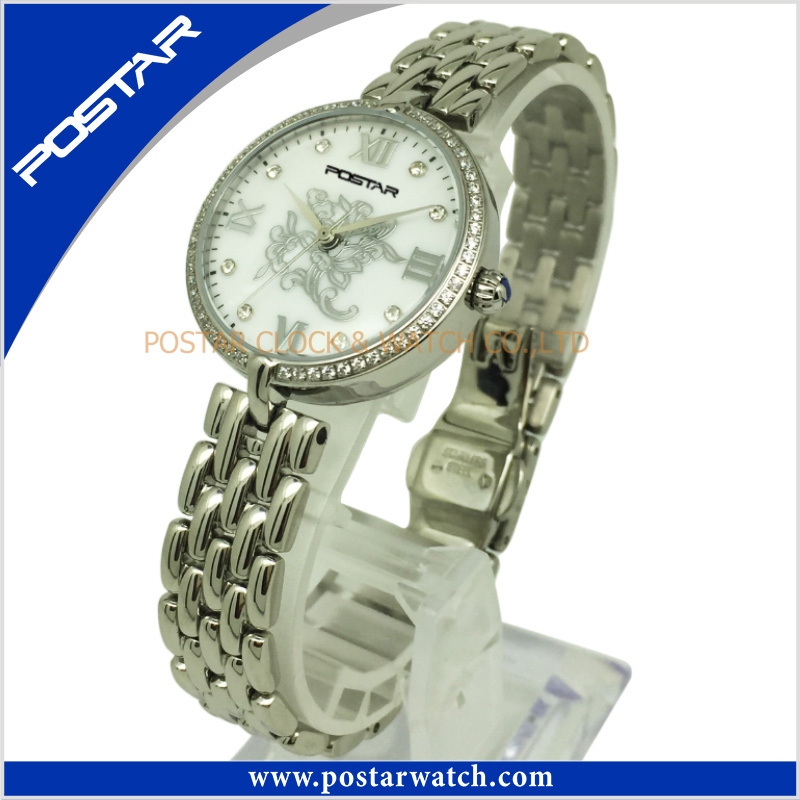 Ladies Jewelry Swiss Ce Quartz Watch Stainless Steel Band