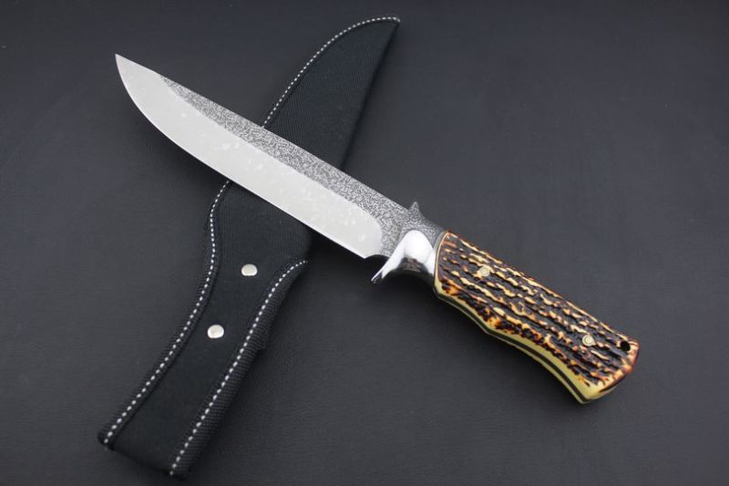 Ox Bone Handle Hunting Knife (SE-0435)