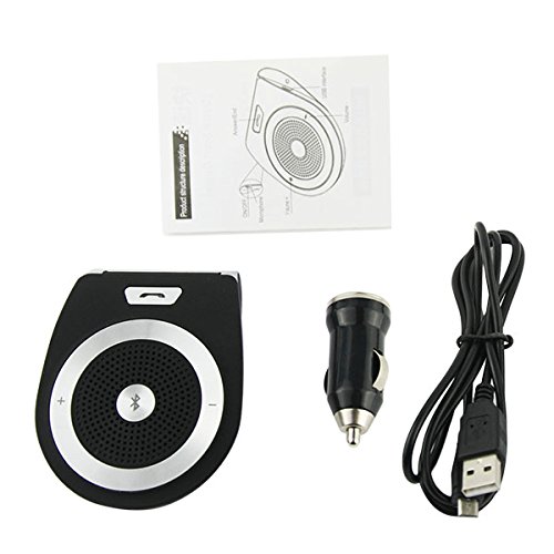 Bluetooth Handsfree Car Kit with Great Sound Jabra Quality in-Car Speakerphone with DSP HD Sound Superbass Bluetooth Kit for Car C10