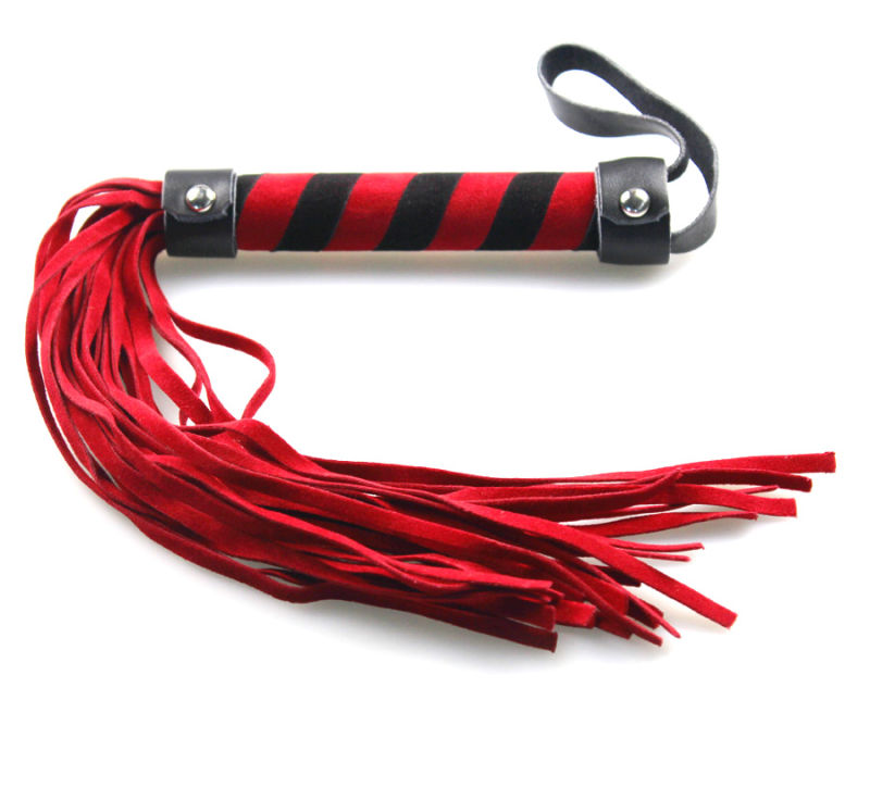 Fetish Whip for Sex Couples Suede Games Bdsm Bondage Good Hand Feel Sex Toys Strap