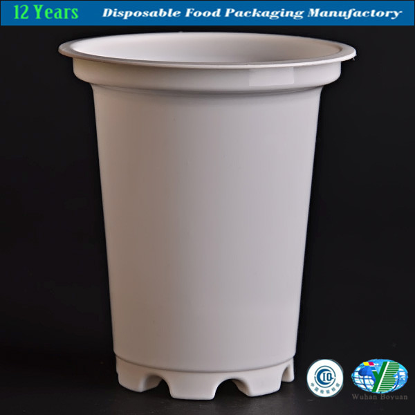 Plastic Cup Printed (Milky White)