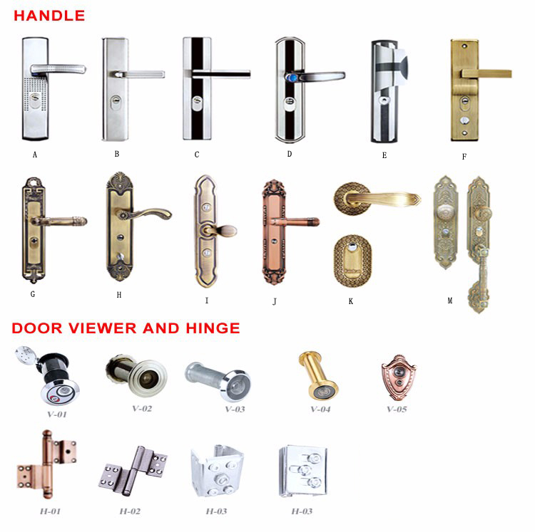 White House Security Iron Safety Door for Entrance Door