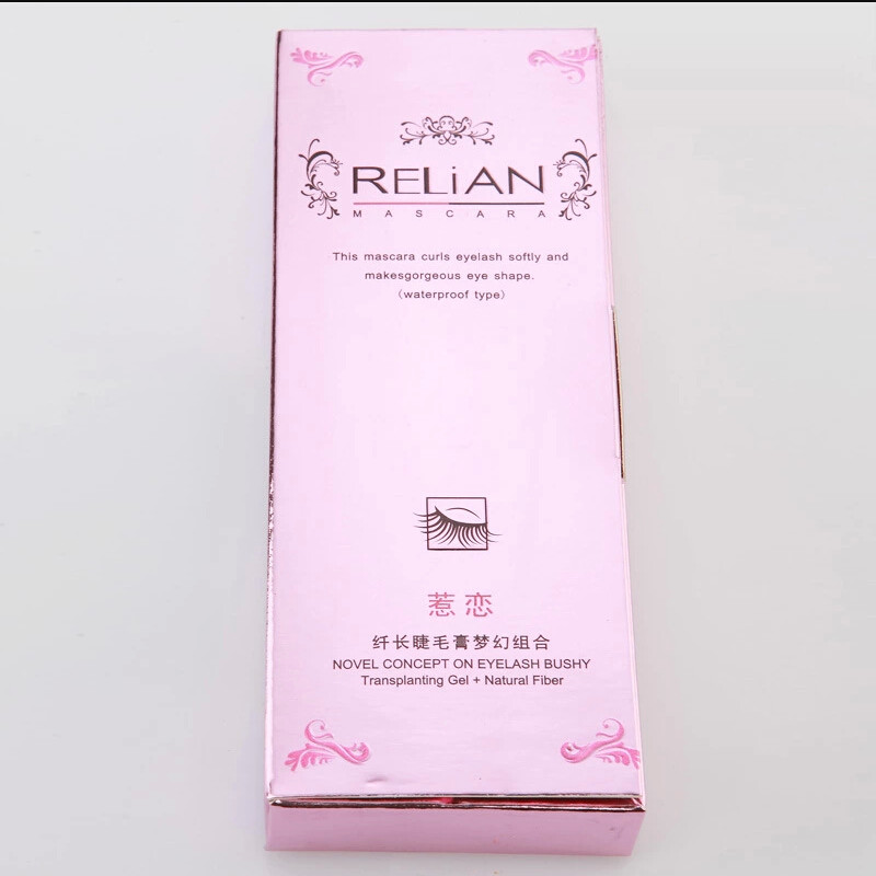 Wholesale Price Relian Double Mascara Pink Package 1set = 2PCS (Transplanting Gel+Natural Fiber)