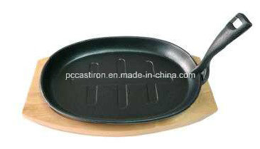 Preseasoned Cast Iron Fajita Sizzler Pan Manufacturer From China